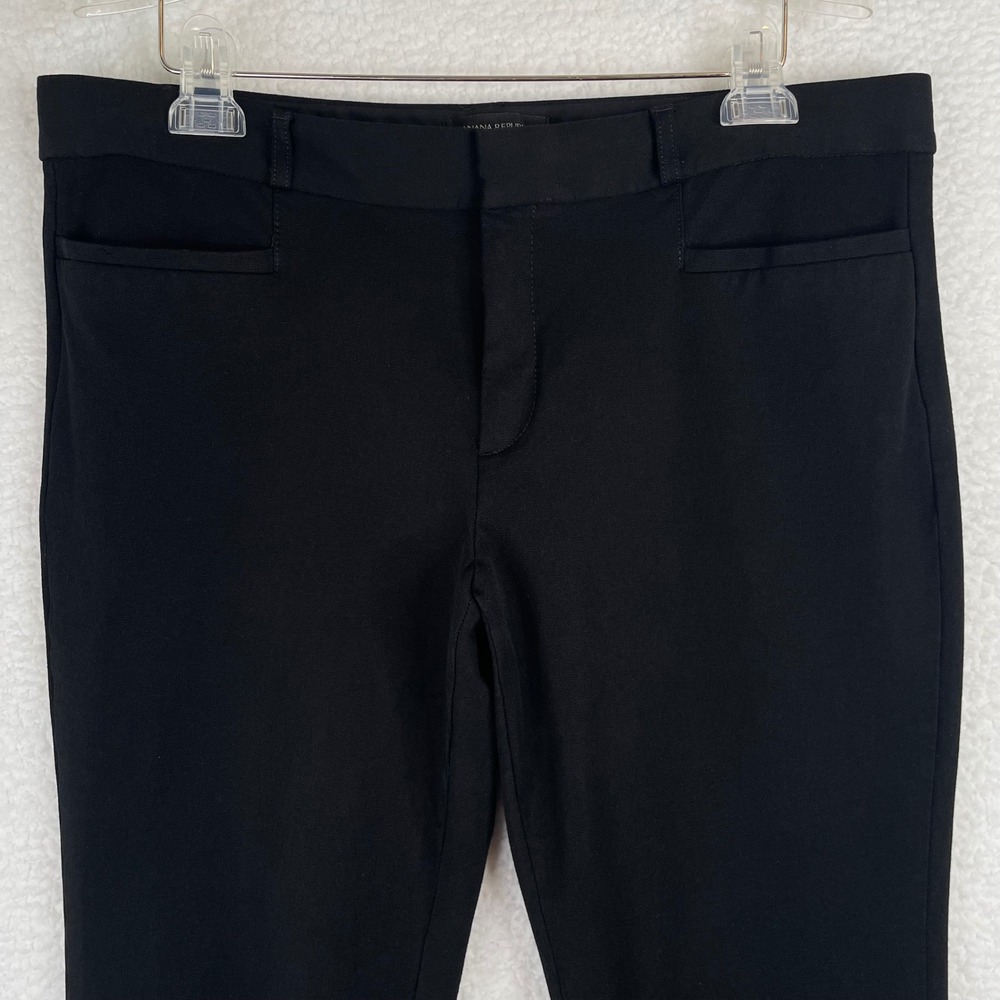Banana Republic Sloan Black Slim Fit Ankle Pants Womens 14 Professional Workwear